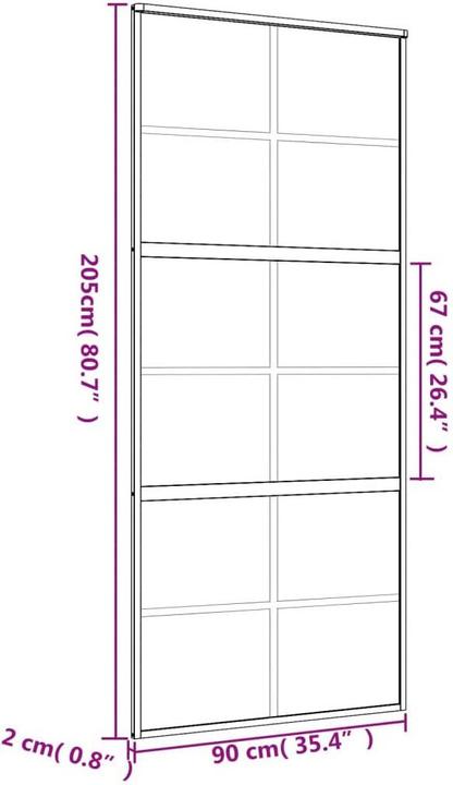 Image du produit vidaXL Schiebetür