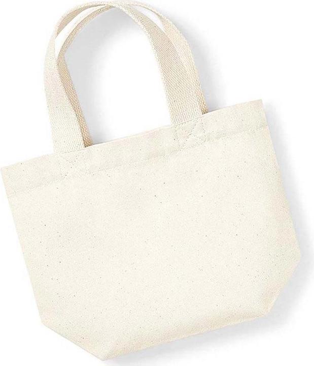 Actual product image Westford Mill EarthAware Marina mini carrier bag made from organic cotton (4 l)