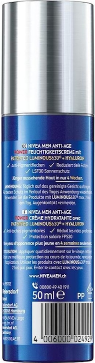 Produktbild NIVEA Men Anti-Age Power (50 ml, 24h Creme, SPF 30)