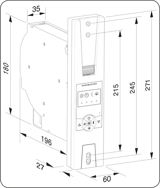 Productafbeelding Rademacher RolloTron Standaard DuoFern Plus 1405-UW