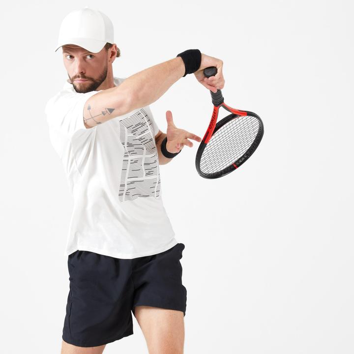 Actual product image Artengo Short sleeve shirt men's soft fit tennis cotton (S)