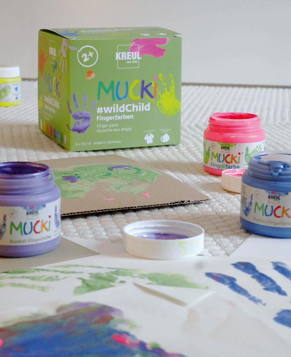 Image du produit Kreul MUCKI Kit de peinture au doigt (Multicolore, 1200 ml)