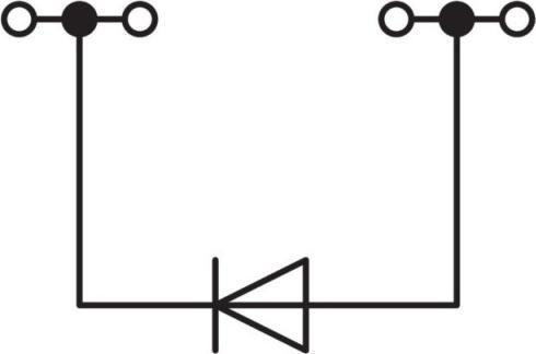 Produktbild Wago Diodenklemme 4-Leiter 280-815/281-411 Maximalstrom (Imax) pro Diode 0,5A, Max. Betriebsspannung (Um
