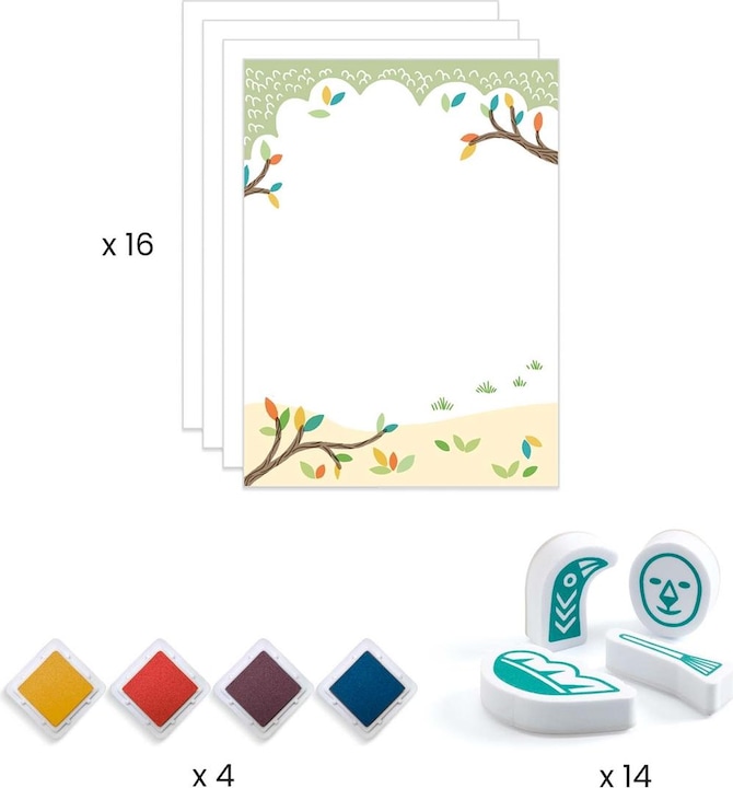 Produktbild Djeco Stempel Überraschende Tiere