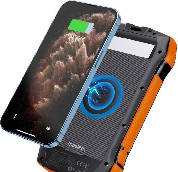 Actual product image Choetech Solar Charger (20000 mAh, 20 W, 37 Wh)