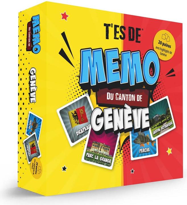 Image du produit Unique T'ES DE® Genève si - Memo (Français, Allemand, Italien)