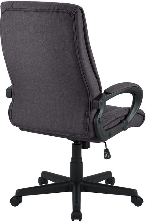 Immagine prodotto CLP Sedia da ufficio XL Sparta in tessuto, nero (45 - 54 cm)