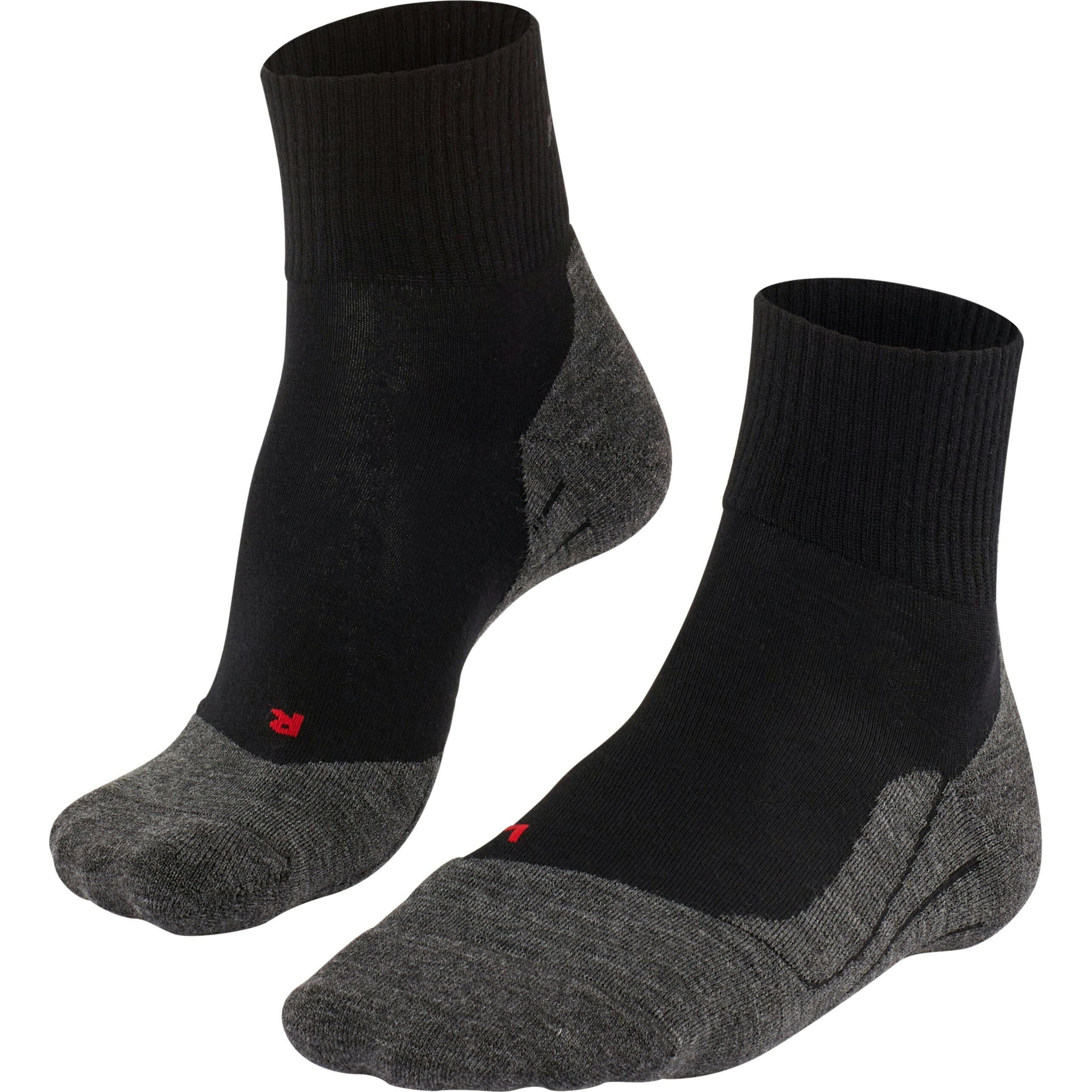 Falke, Damen, Sportsocken, Women's TK5 Wool Short (35 - 36), Schwarz