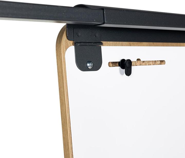 Actual product image Rocada Flipchart-Tisch, magnetisch, 69x99 cm, Holzoptik