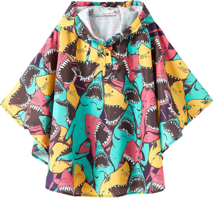 Produktbild Alopini Kinder Regenmantel Regenjacke Regenponcho Regencape