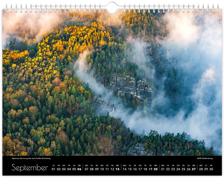 Produktbild Kalender Schsische Schweiz 2026 (40 x 30 cm, Kein Einband, Deutsch)