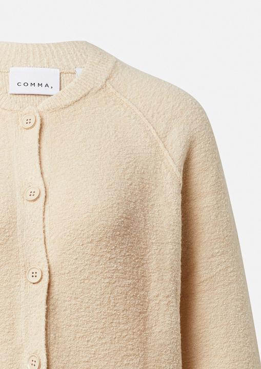 Produktbild Comma Strickjacke Kurzer Cardigan in Bouclé-Optik (38)