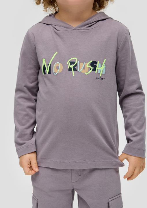 Produktbild s.Oliver Sweatshirt Kapuzenshirt mit Frontprint (104, 110)