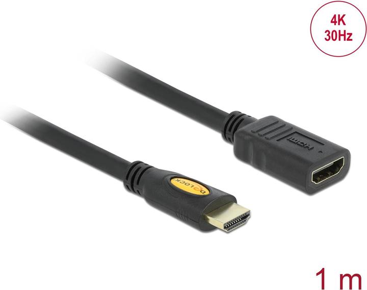 Produktbild Delock HDMI (Typ A) — HDMI (Typ A) (1 m)