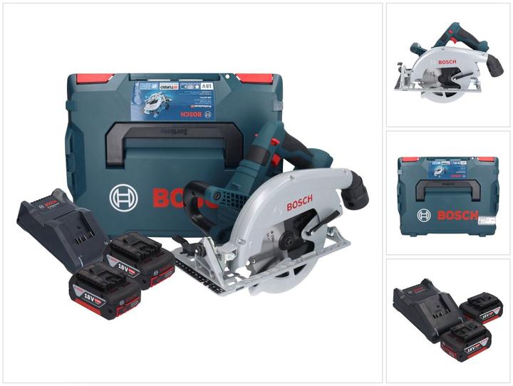 Actual product image Bosch Professional Bosch GKS 18V-70 L Battery Circular Saw 18 V Brushless 190 mm BITURBO + 2x Battery 5,0 Ah + Charger