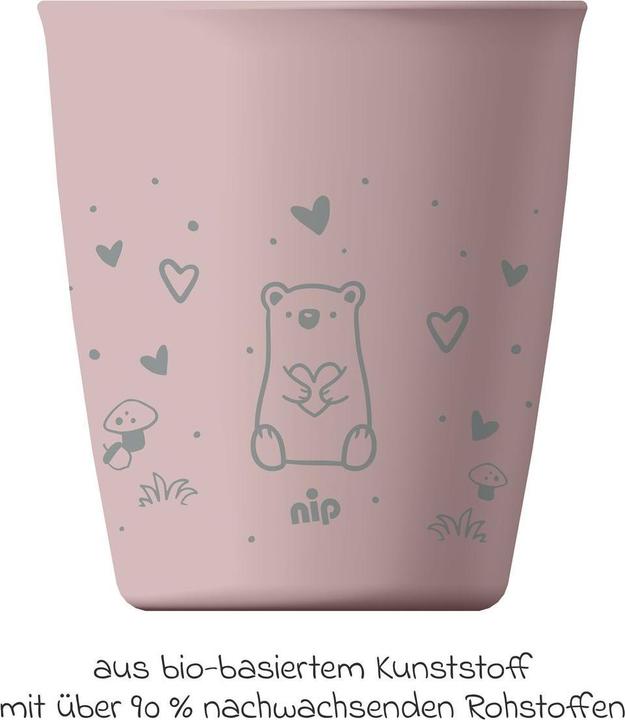 Produktbild NIP Kindertassen & Kinderbecher Trinkbecher 2er Pack eat green - Blau