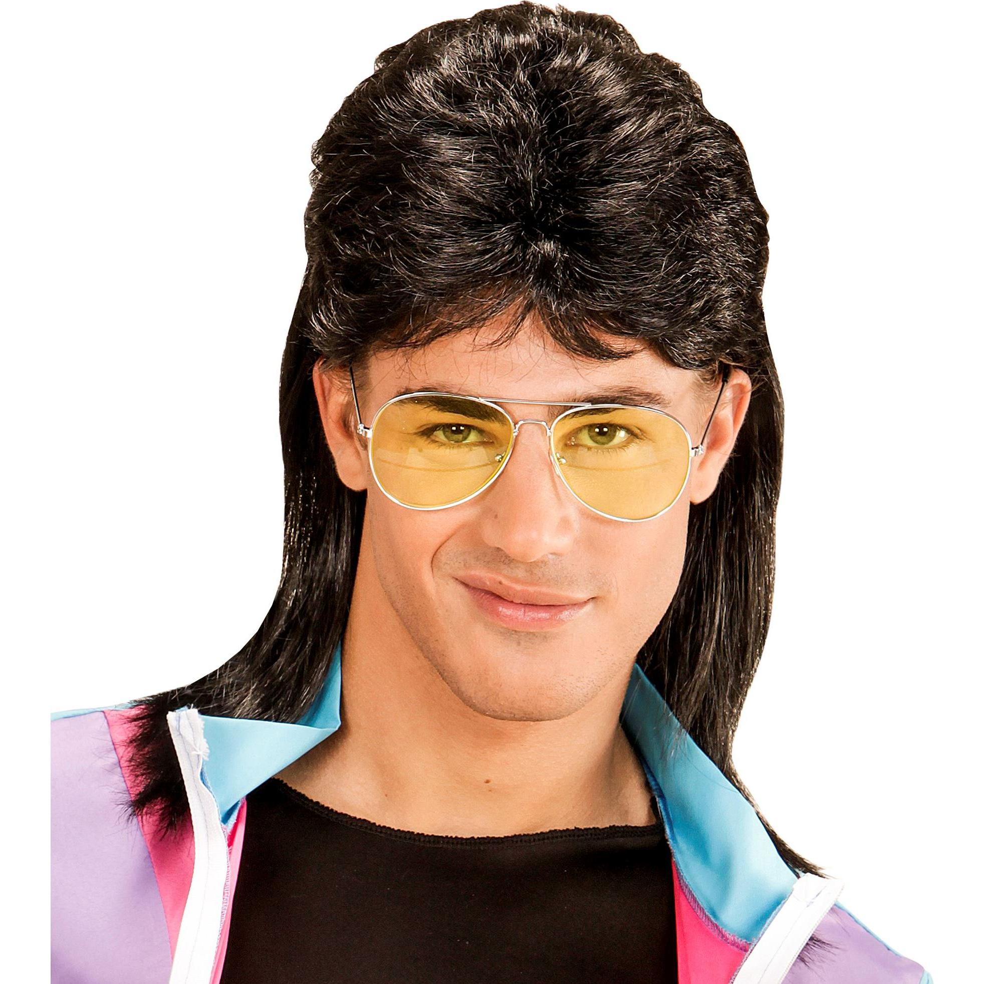 Widmann 80er Jahre Perücke Brille