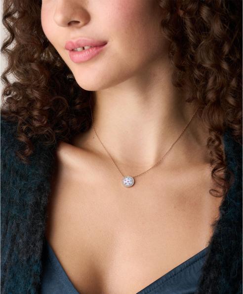 Image du produit Fossil Merrit Halskette (Acier inoxydable, 45 cm)
