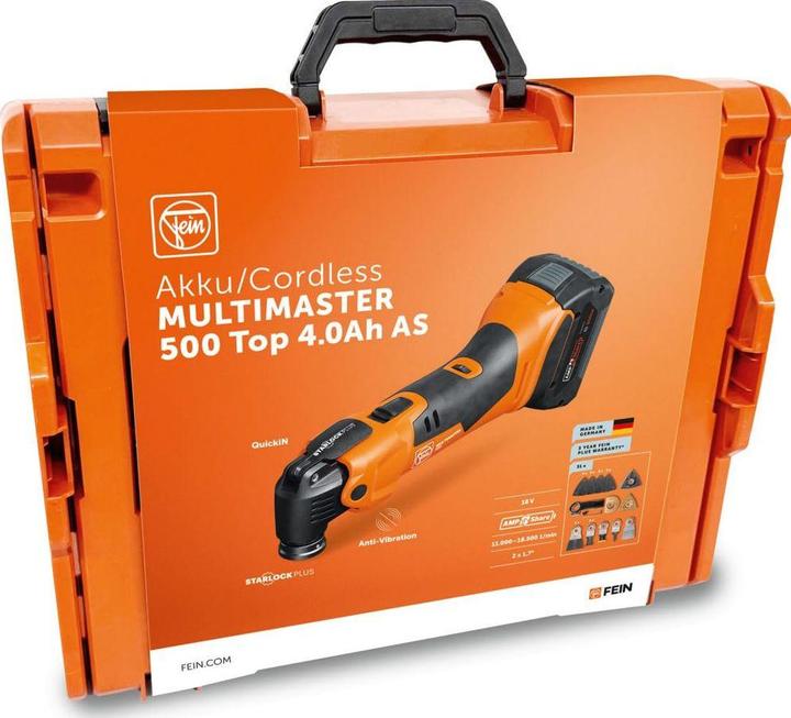 Actual product image Fein Oscillateur à accu MultiMaster AMM 500 Plus Top 4.0Ah AS
