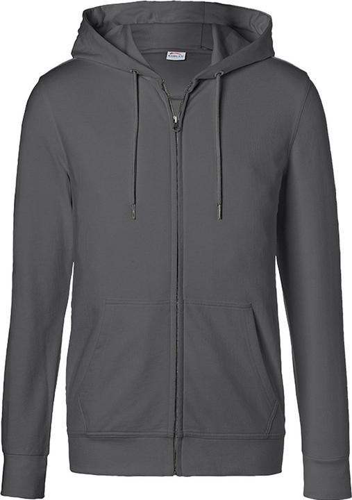 Kübler Shirts Kapuzen-Sweatjacke Anthrazit S (S)