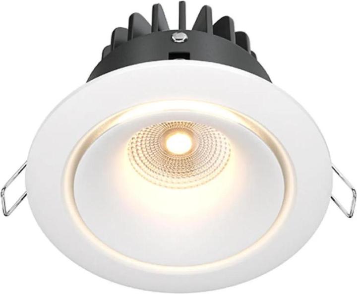 Actual product image Maytoni Yin LED downlight, recessed light 12W dimmable white 90Ra Ø9.8mm warm white (870 lm)
