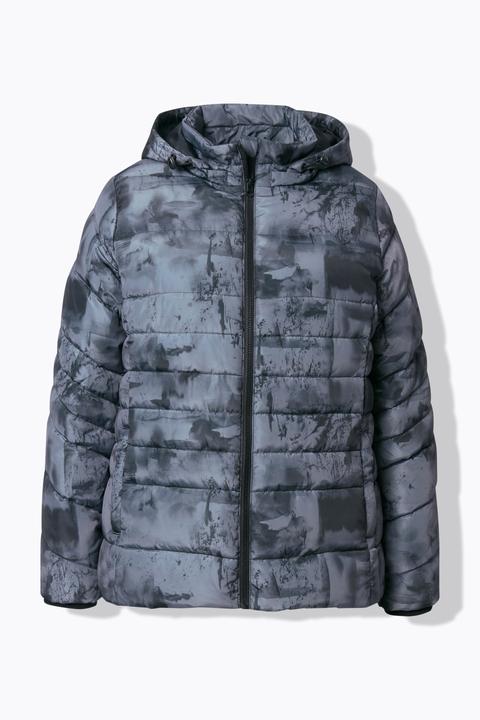 Actual product image Ulla Popken HYPRAR Quilted Abstract Print Jacket (56)