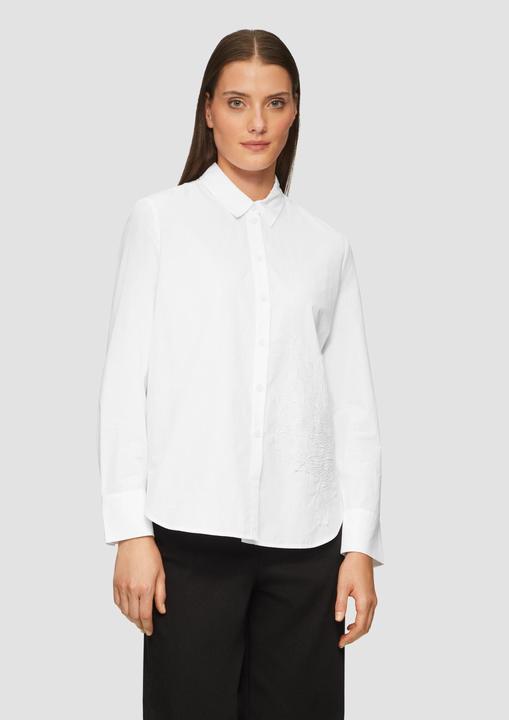 Produktbild S.Oliver Bluse Hemdbluse im Relaxed Fit mit Applikation (42)