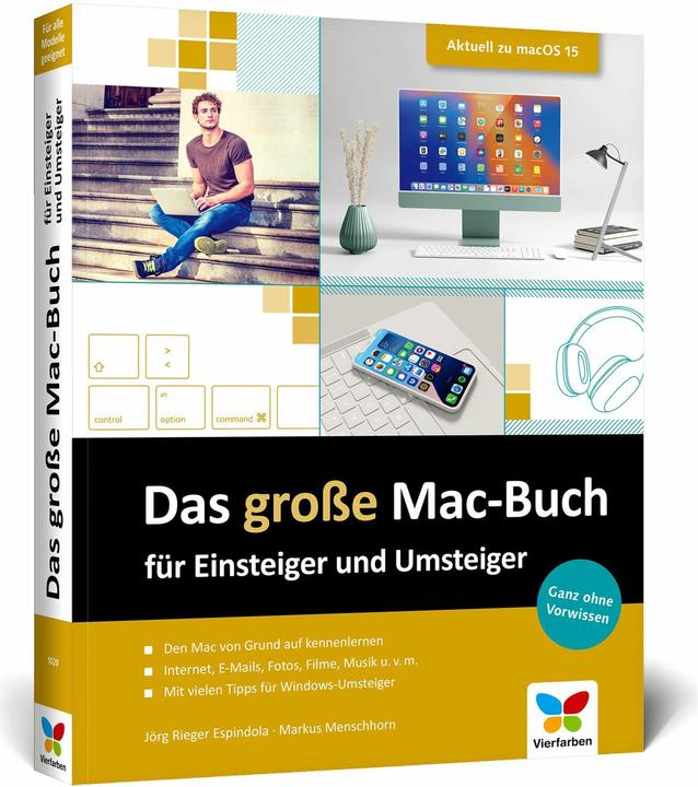 Produktbild Das grosse Mac-Buch für Einsteiger und Umsteiger (Deutsch, Jörg Rieger Espindola, Markus Menschhorn, 2024)