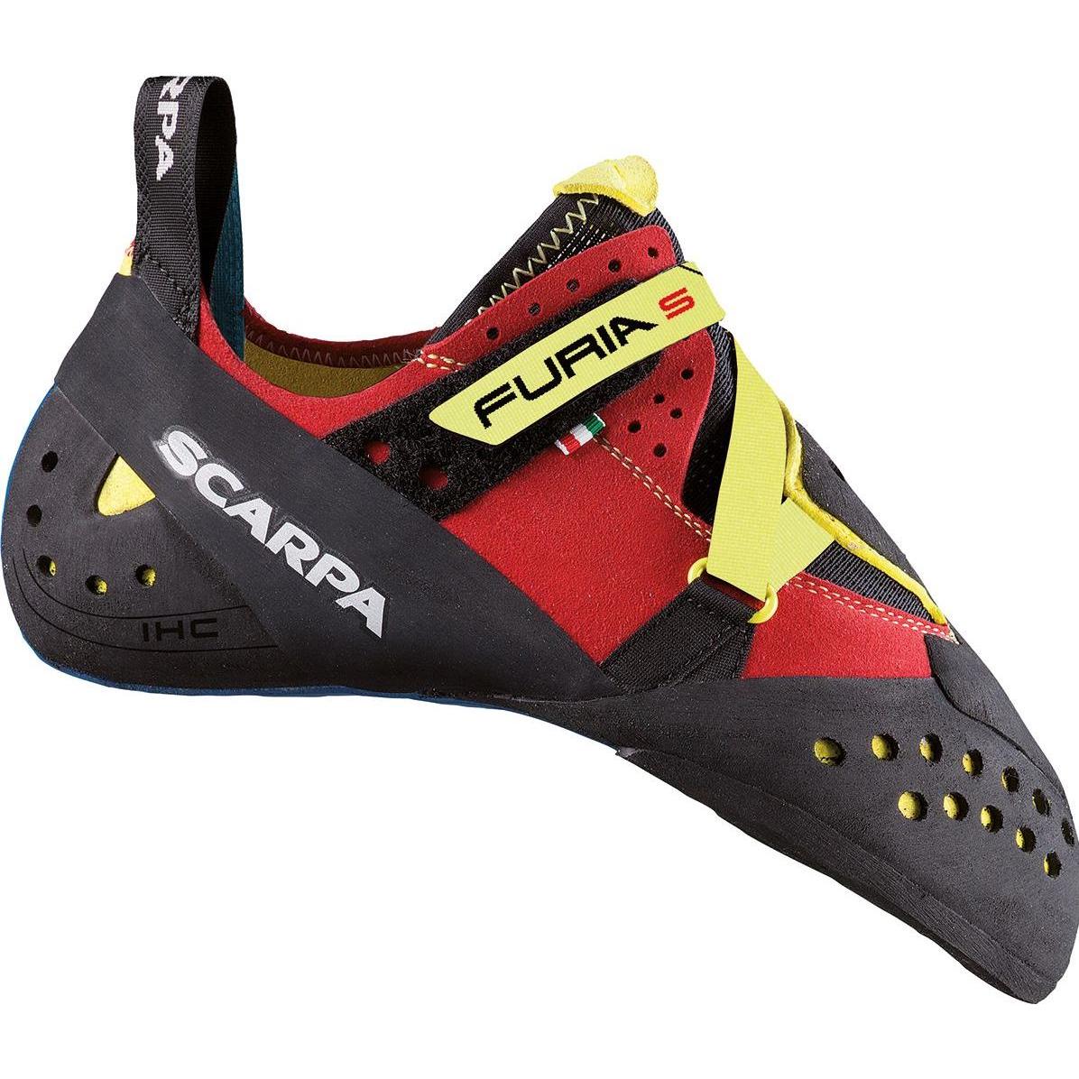 Scarpa, Unisex, Kletterschuhe, Furia S Kletterschuhe (38.5), Gelb, Rot