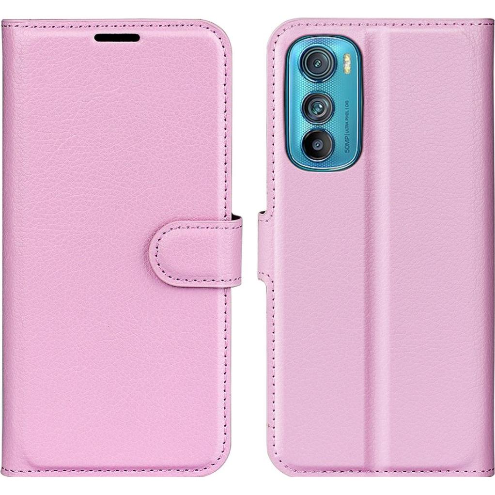 Thumbnail - Screenguard Motorola Edge 30 Leather Guard Lederhülle (Motorola Edge 30), Smartphone Hülle, Rosa