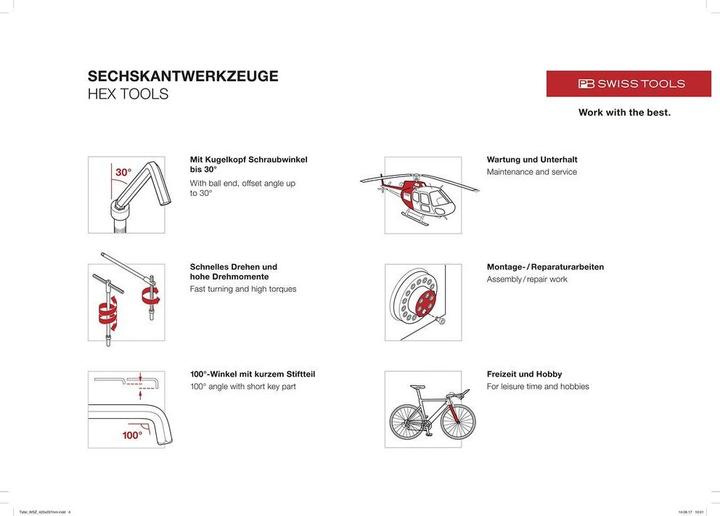 Actual product image PB Swiss Tools Allen key set