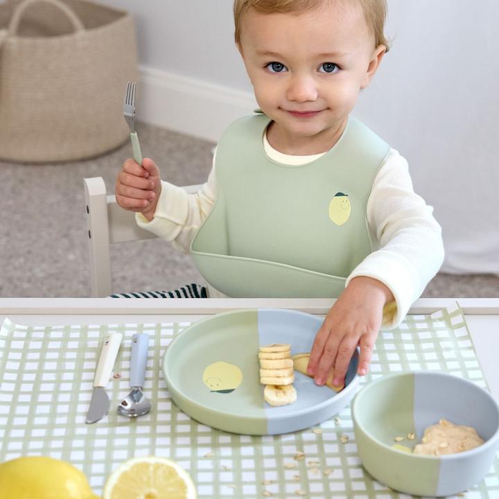 Productafbeelding Lässig Kinderteller & Breischalen Silikon Trennschalen Set Section Dish Set