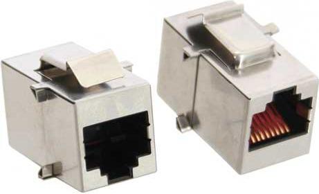 Actual product image InLine Keystone RJ45 jack (Keystone module)
