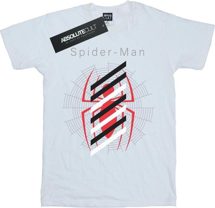 Produktbild SpiderMan Logo Stripes TShirt (L)