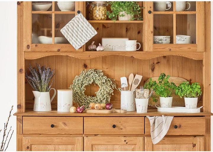 Produktbild Zeller Present Krug Flowers 1500 ml Metall ø 10.5x14 cm (1.50 l)