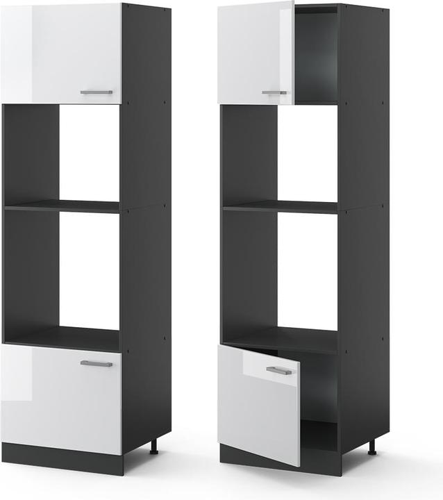 Produktbild Vicco Mikrowellenschrank R-Line (60 x 57.20 x 207 cm)