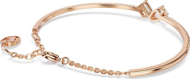 Actual product image Swarovski Mesmera Armreif Verschiedene Schliffe Weiss Roségold Legierungsschicht (16.50 cm, Swarovski Metal)