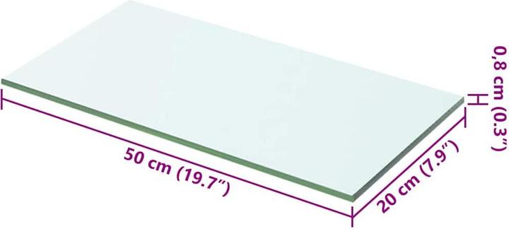 Actual product image vidaXL Glasplatte