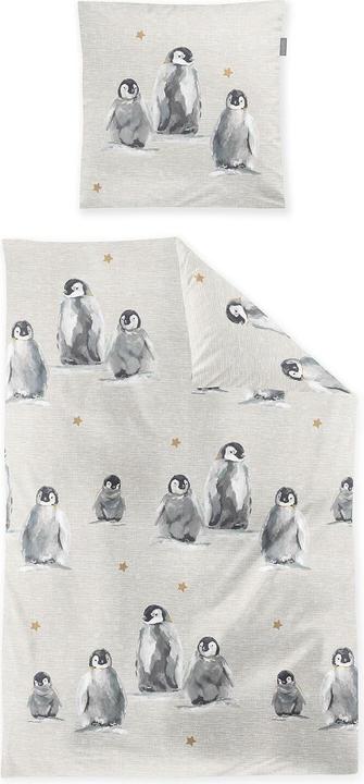 Produktbild Irisette Feinbiber Bettwäsche Panda 8645 natur (Bettwäsche Set, 155x220 cm + 80x80 cm)