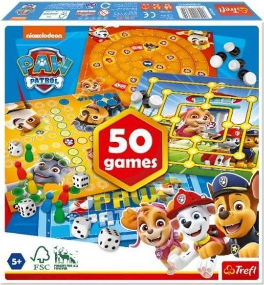 Productafbeelding Trefl Spelverzameling 50 manieren om Paw Patrol te spelen (Duits)
