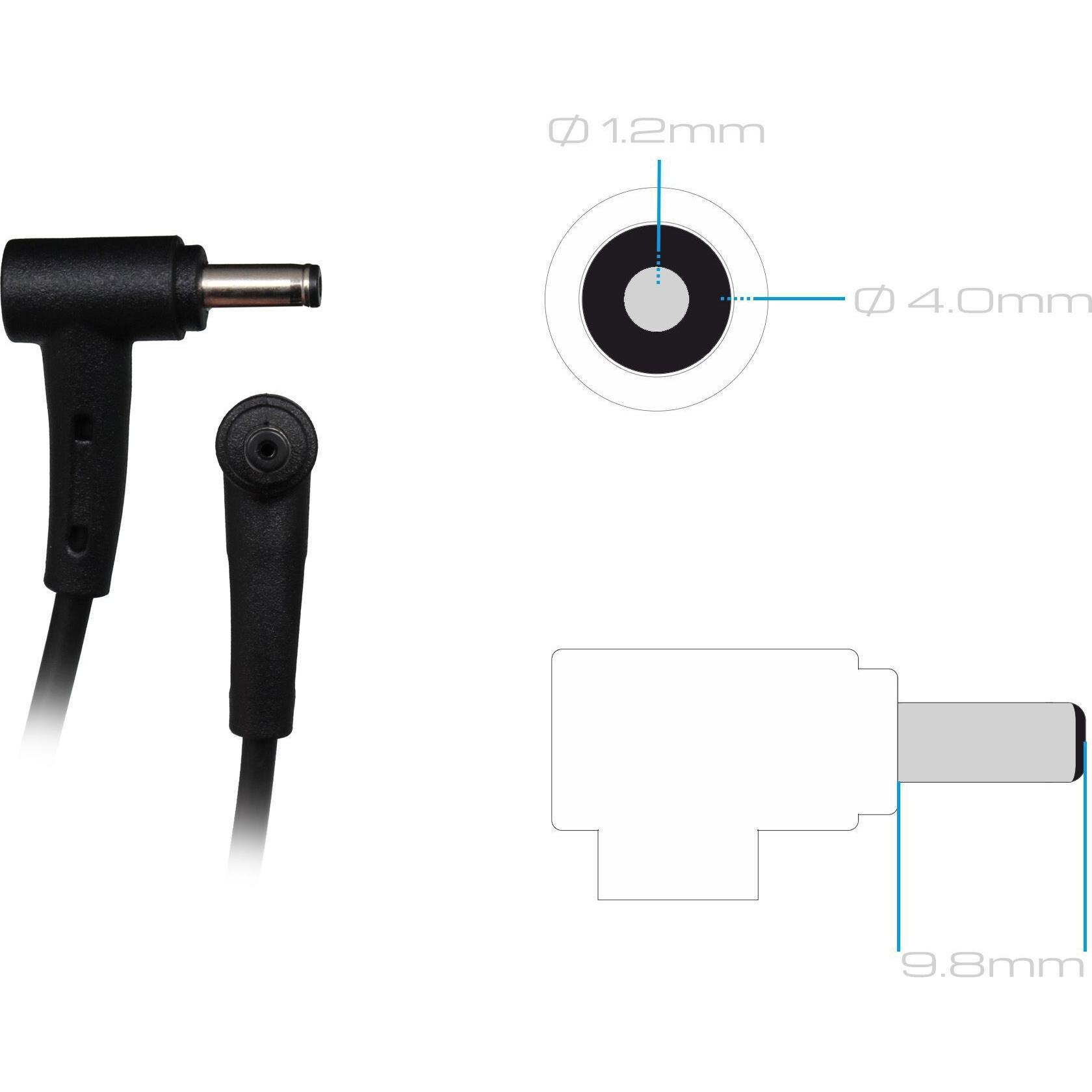 Thumbnail - ASUS 0A001-01100300 (45 W), Notebook Netzteil, Schwarz