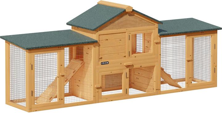 Actual product image Deuba Rabbit hutch