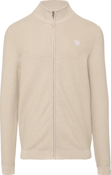 Produktbild S.Oliver Strickjacke Strukturierte Strickjacke mit Logo-Patch (L)