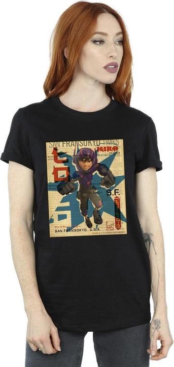 Produktbild Disney Big Hero 6 Baymax Hiro Newspaper TShirt (S)