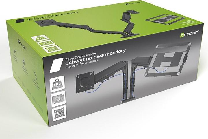 Actual product image Tracer Uchwyt Na Dwa Monitory Double Armflex (32.01", 9 kg)