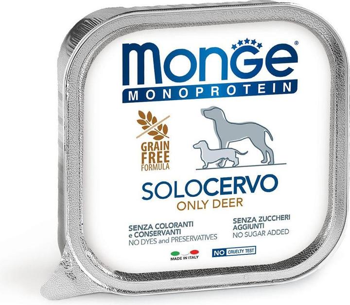 Actual product image Monge Monoprotein SOLO Dog, Wild (Adult, 1 pcs., 150 g)