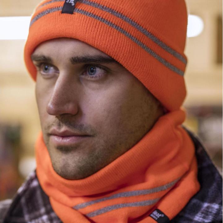 Image du produit Heat Holders Hi Vis Mütze Halswärmer und Handschuhe Set fur Winter (M/L)