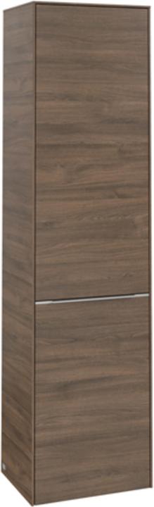 Handle: Glossy aluminium, Front/carcass: Arizona Oak