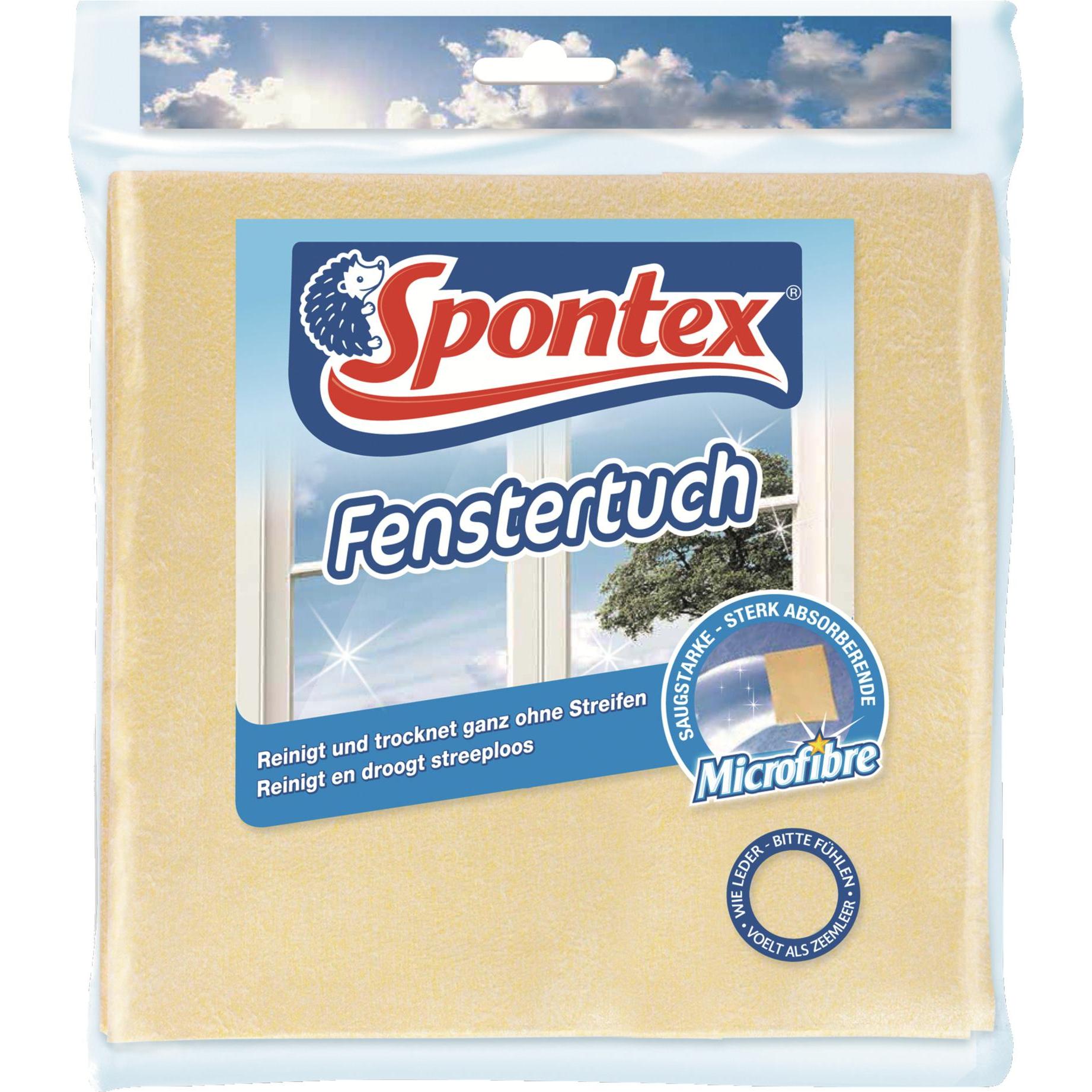 Spontex Telo per finestre 19141023, Utensili pulizia, Giallo, Beige