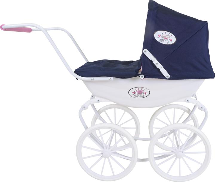 Actual product image Knorrtoys Puppenwagen Classic pram - navy blue/rose/princess